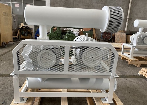 10-80Kpa PRM1500-2200 DN50 पानी के उपचार के लिए तीन लोब रूट ब्लोअर