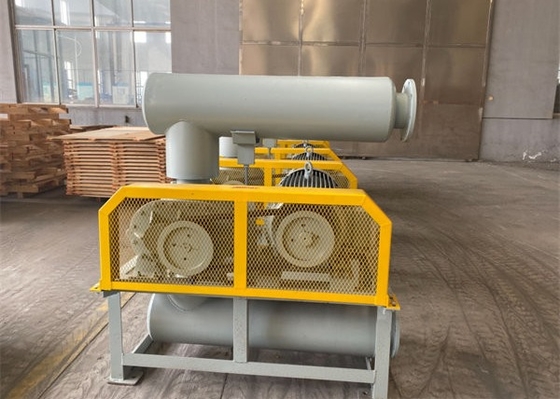 10-80Kpa PRM1500-2200 DN50 पानी के उपचार के लिए तीन लोब रूट ब्लोअर