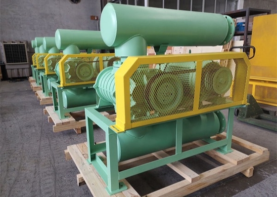 5.46m3/min RPM1150 DN80 परिवहन वायु या ऑक्सीजन आपूर्ति के लिए तीन लोब जड़ ब्लोअर