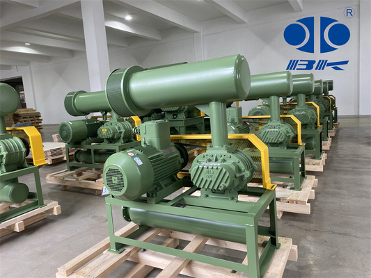 11kw 5.1m3 / न्यूनतम 60kpa रूट रोटरी लोब ब्लोअर 1750 Rpm Dn65 3 "छोटी क्षमता