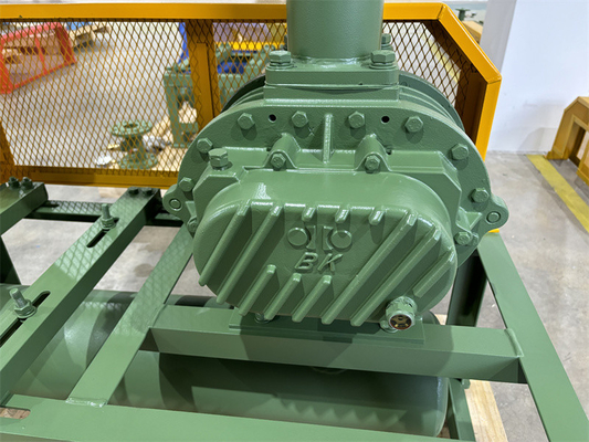 11kw 5.1m3 / न्यूनतम 60kpa रूट रोटरी लोब ब्लोअर 1750 Rpm Dn65 3 "छोटी क्षमता
