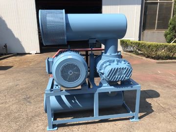 एयर कूलिंग थ्री लोब रूट्स टाइप ब्लोअर सीमेंट 22-160kw उच्च क्षमता