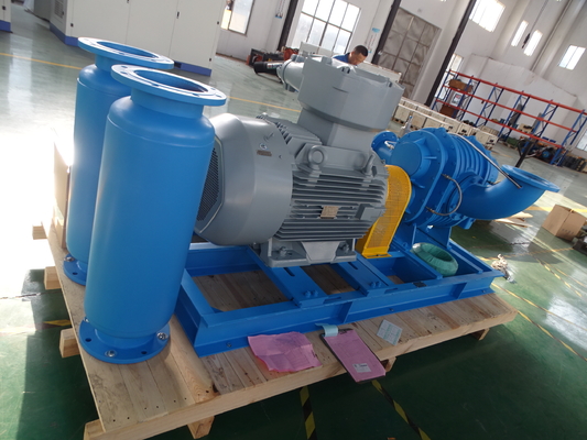 DN40 0.42-1.42 M3/min विशेष गैस के लिए स्टेनलेस स्टील रूट ब्लोअर