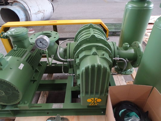 1500rpm 10Kpa 2.67m³/min हीट ट्रीटमेंट रूट्स ब्लोअर स्टेनलेस स्टील के साथ