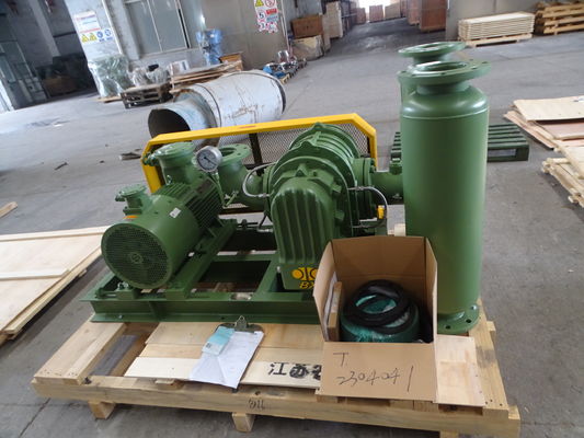 1500rpm 10Kpa 2.67m³/min हीट ट्रीटमेंट रूट्स ब्लोअर स्टेनलेस स्टील के साथ