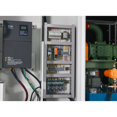 7.5-22KW,40-100Kpa, स्व-चिकन स्थायी चुंबक परिवर्तनीय आवृत्ति पेंच ब्लोअर