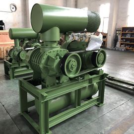 ग्रीन अक्षीय प्रवाह तीन लोब रूट ब्लोअर BK8024S 90KW पानी उपचार के लिए