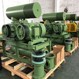 37kw 1450rpm 0.5 Bar 30m3/Min 6" सीवेज ट्रीटमेंट एयर कूलिंग रूट्स टाइप ब्लोअर