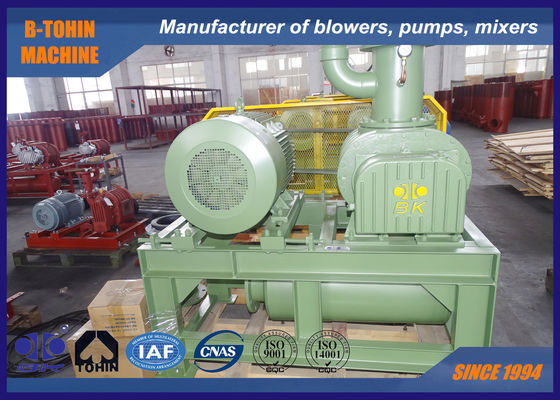Pneumatic Roots Blower Rotary Lobe Vacuum Pump , blower air pump vacuum -40KPA