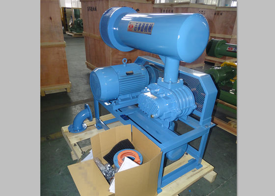 5.5-22kw छोटे जड़ों ब्लोअर प्रेसिंग मशीन के लिए त्रि लोब कास्ट आयरन