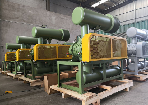 कास्ट आयरन 80KPA 0.8 बार रूट्स रोटरी लोब ब्लोअर क्षमता 31.89-50.67m3 / मिनट