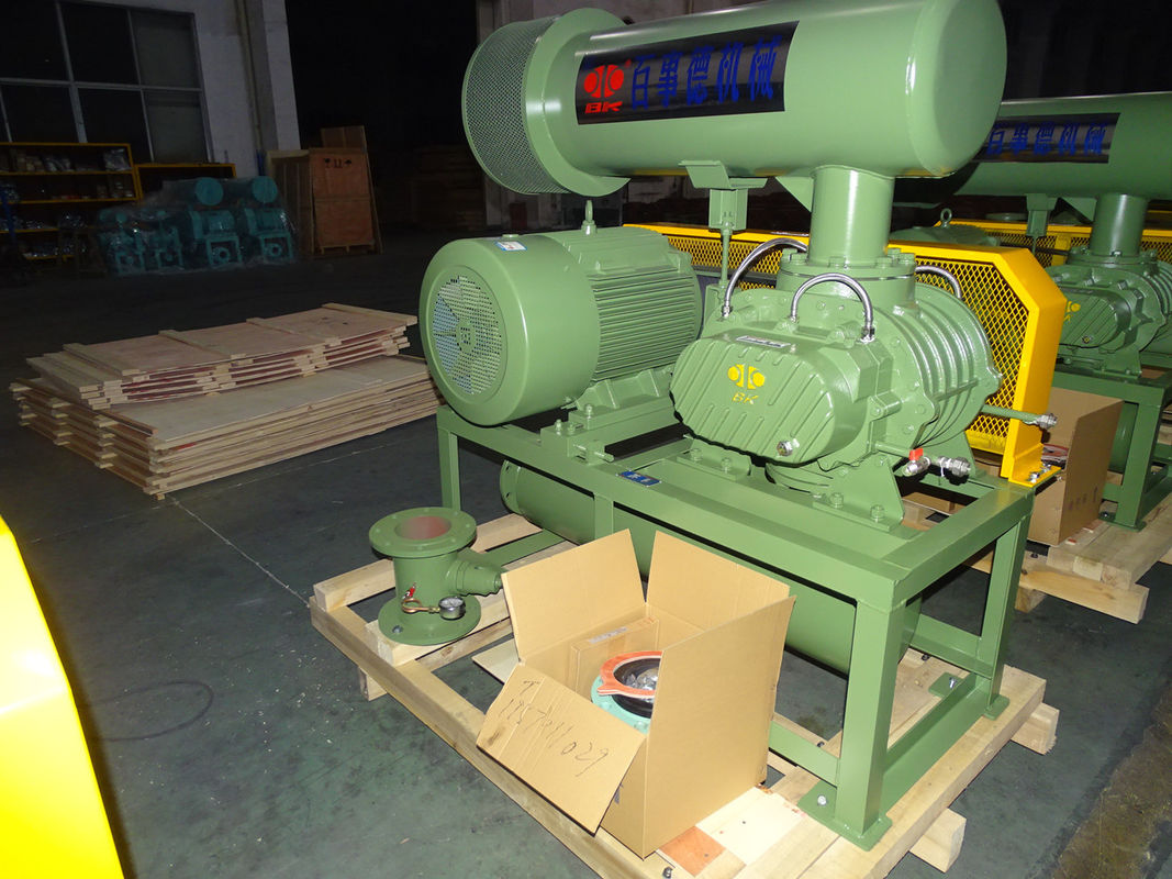 १०० केपीए २०एम३/मिनट ६" ५५ किलो कास्ट आयरन मिनी रूट्स ब्लोअर थ्री लोब