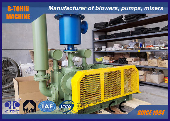 DN100 4“ 8.7m³/मिनट -60KPA 18.5KW नेगेटिव प्रेशर एयर-कूलिंग रूट्स ब्लोअर पंप